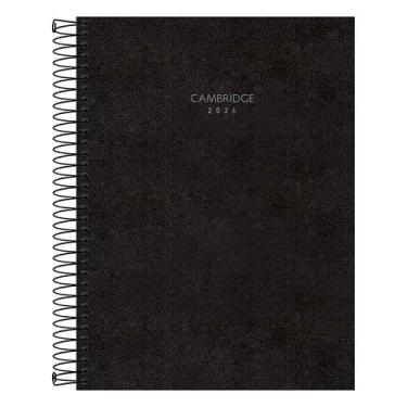 Imagem de Agenda 2026 Tilibra Espiral Diária Mesa Cambridge 200fls 200x275