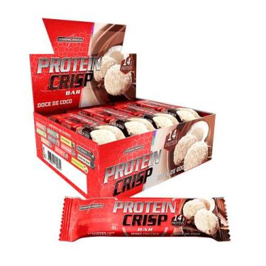 Imagem de Protein Crisp Bar (Cx12 Unidades) - Integralmedica, Doce de Coco