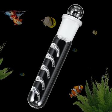 Imagem de 1 pacote com armadilha de captura de planaria para aquário de vidro transparente para camarão cereja camarão vermelho cristal camarão anão (5 furos)