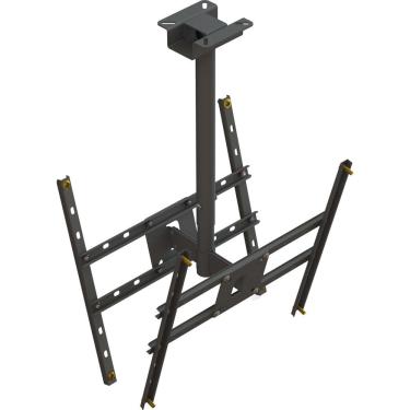 Imagem de Suporte TV Duplo Teto 27" a 65" Multiforma MFTX21 Preto