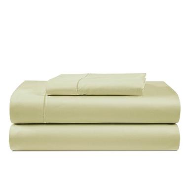 Imagem de LANE LINEN Lençóis 100% algodão egípcio, produzido de forma sustentável, ecológico, hotel de luxo, como sábanas grossos, solteiro, costura francesa reforçada de 38 cm, lençol de cama solteiro - espuma