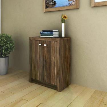 Imagem de Balcão 02 Portas Para Escritório Me4103 Nogal Nogal