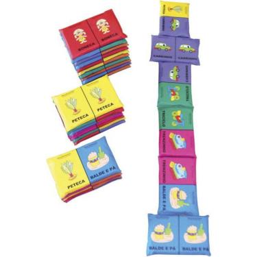 Imagem de Dominó Gigante Espuma 28 Peças Meus Brinquedos