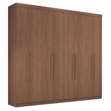 Imagem de Guarda Roupa Casal 8 Portas 4 Gavetas Paris Jatobá