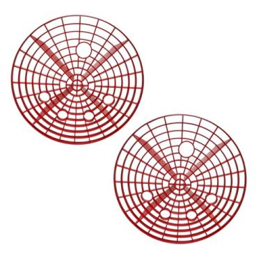 Imagem de FALVFUN Inserção de balde de lavagem de carro, 2 peças de 25,4 cm de diâmetro, à prova de poeira, filtro de lavagem de veículos, remoção de detritos, kit de lavagem de limpeza de detalhes automotivos