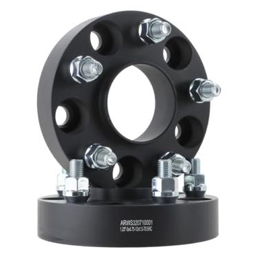 Imagem de VibeUp 2 espaçadores de roda de 3,2 cm 5 x 4,75 a 5 x 4,75 cm Hubcentric 5 Lug 70,5 mm para 1982-2003 para Chevy Camaro 1984-2013 para adaptadores de roda Chevy Corvette