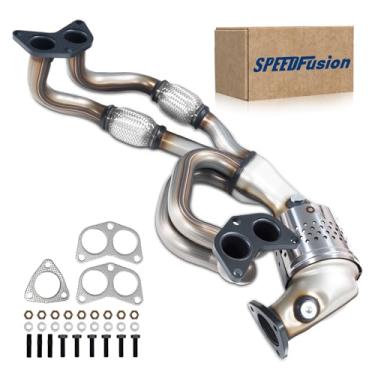 Imagem de SPEEDFusion Conversor catalítico compatível com Forester 2006-2010, Impreza 2006-2011, Legacy/Outback, 2006-2012 Saab 9-2X 2,5L H4 substituição do conversor catalítico 16564 (compatível com EPA)