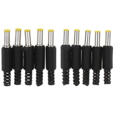 Imagem de Almencla 10 Peças 5,5 X 2,5 MM DC Jack Power Jack Conector Peças de Repalimento Pretas