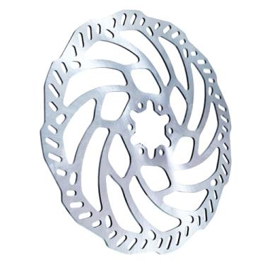 Imagem de VANLISON Disco de rotor de freio dianteiro – Substituição direta compatível com bicicletas elétricas Surron Light Bee X/S e Segway X160/X260 | Aço inoxidável perfurado e ventilado de alta qualidade