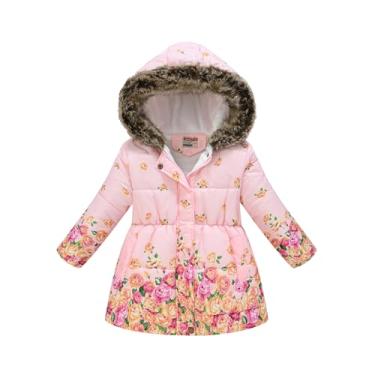 Imagem de Jaquetas infantis de inverno, Casaco infantil com capuz, Jaqueta de neve casaco de inverno roupas à prova de vento, casacos de snowboard para meninos e meninas Hoghaki