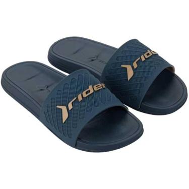 Imagem de Chinelo Masculino Free II Slide Azul Bege Rider 12323-BK521-Masculino