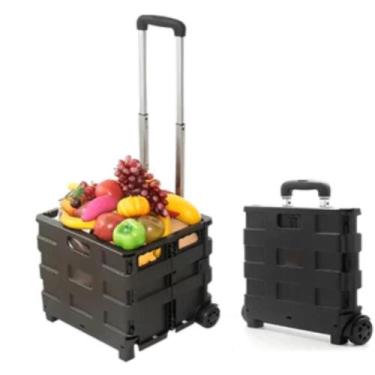 Imagem de Carrinho Dobrável Multiuso Compras Transporte Tipo Maleta - Yeet