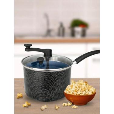 Imagem de Pipoqueira com Tampa de Vidro e Revestimento Antiaderente Teflon - Glo