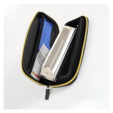 Imagem de Gaita profissional para tocar gaita de titânio cromático, 16 furos, harpa, instrumento profissional para tocar