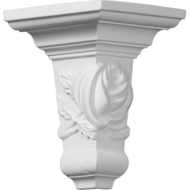 Imagem de Ekena Millwork Canto externo MOC02X05RO (compatível com moldagem MLD05X02X06RO), 9,5 cm P x 14,7 cm A, branco