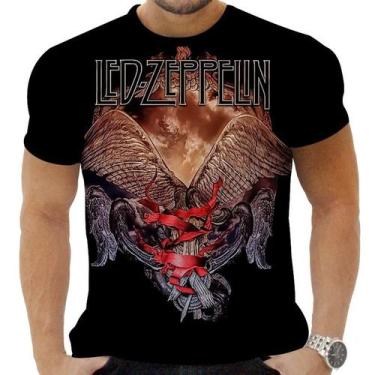 Imagem de Camiseta Camisa Personalizada Rock Clássico Led Zeppelin 34 - Obsidian