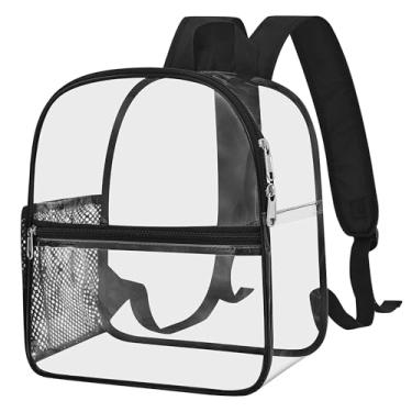 Imagem de Slumou Bolsa transversal transparente, Cinza, Small, Bolsa transparente para eventos de estádio