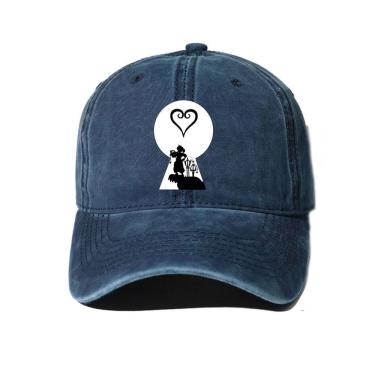Imagem de Boné de beisebol Kingdoms Hearts Snapback Denim tamanho 56-61 cm