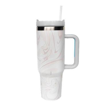 Imagem de Copo Térmico Inox 1200ml Grande com Tampa Canudo Quente Frio - Klizz, 