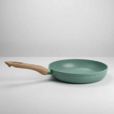 Imagem de Frigideira Indução Antiaderente Cerâmica 24cm Verde