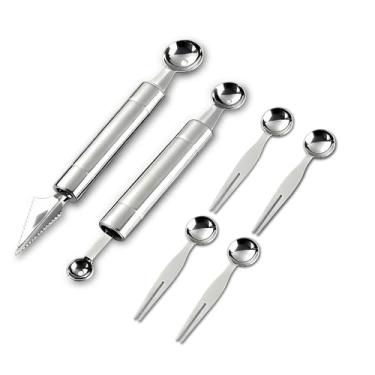 Imagem de Melon Baller com faca de esculpir frutas, sorvete