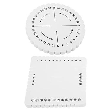 Imagem de YOUTHINK Disco Kumihimo Quadrado Redondo 2 Peças de Discos de Tecelagem Feitos à Mão, Quadrado Redondo Kumihimo de Trança de Plástico para Pulseira Artesanal Festival Presentes de Aniversário Necessidades Diárias (Círculo e Quadrado)