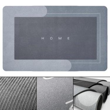 Imagem de 7890233311584 - Tapete Antiderrapante, Azul, Retangular