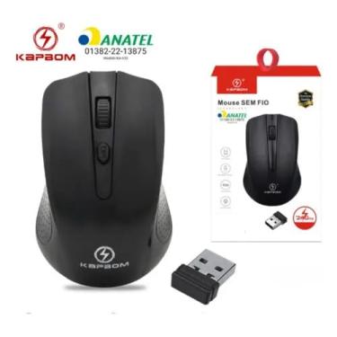 Imagem de Mouse Sem Fio Óptico 2.4GHZ 4 Botão