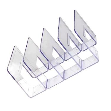 Imagem de HEEPDD Organizador de Bolsas, Rack de Armazenamento de Bolsa Transparente para Organizador de de Quarto e Armário, Material Durável para PC, Necessidades Diárias Domésticas (4 Seção)
