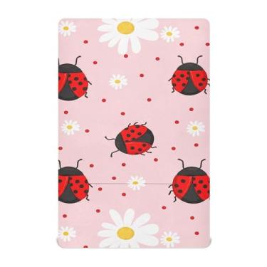 Imagem de xigua Lençóis de berço fofos para meninas e meninos, lençol macio e respirável adequado para berço padrão e cama infantil 71 x 132 cm