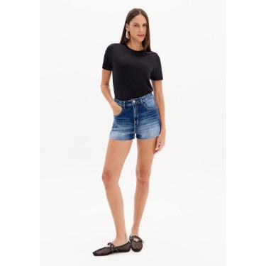 Imagem de Short Jeans Comfort Cintura Alta-Feminino