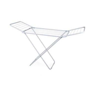 Imagem de Varal de Chão Aço Slim com Abas Mor 6105 144m Branco