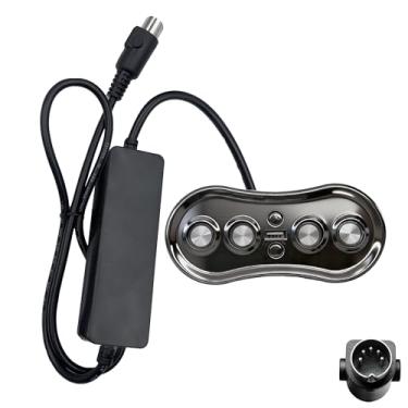 Imagem de Dlfeue Interruptor Mulin de 6 botões e 5 pinos modelo MLSK46-A RSF substituindo MLSK46-B controlador de controle manual com substituição USB para poltrona reclinável elétrica sofá elétrico