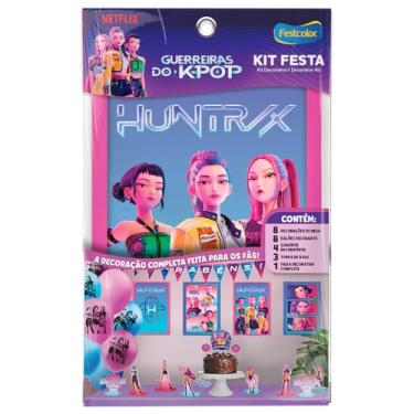 Imagem de Kit Festa 24 Pecas Guerreiras Do K-Pop - Embalagem com 1 unidade.