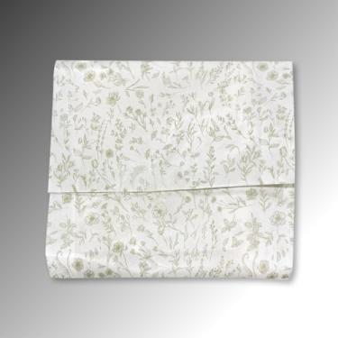 Imagem de Papel de Presente，Papel Seda，50 Folhas，Feito de Material Fibroso，de Textura Macia，Adequado para Presentes Festivos, LembrançAs e Embalagens de BuquêS(Verde,30x68)