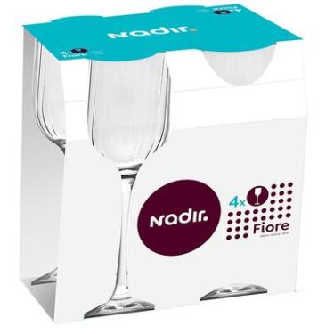 Imagem de Conjunto com 4 Taças de Vinho 400ml Fiore - Nadir