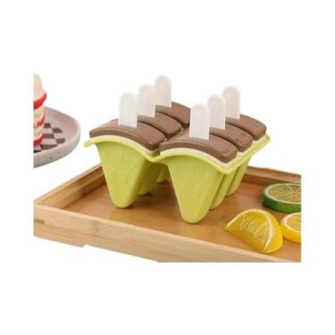 Imagem de Forma De Picolé Em Forma De Fruta 4/6 Compartimentos Ferramenta De Coz