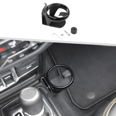 Imagem de Jimen Adequado para Jeep Wrangler JL JLU Gladiator JT 2018-2025, suporte de copo de mudança de marcha lateral do passageiro