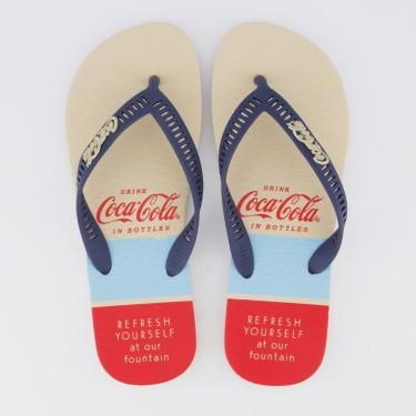 Imagem de Chinelo Coca Cola Fountain Bands Masculino-Masculino