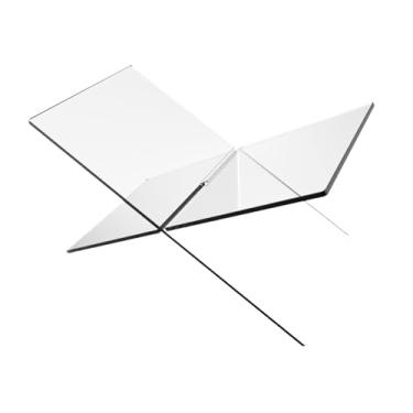 Imagem de Esquirla Suporte para livros abertos, em acrílico, estável, transparente, para revistas, cadernos, livros de arte, de receitas, abertos e fechados.