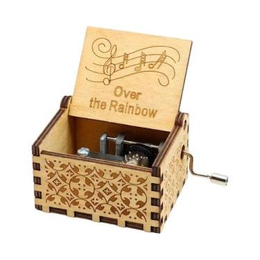 Imagem de Caixa De Música De Madeira Zelda Sky City, Criativa, Manual, Presente 