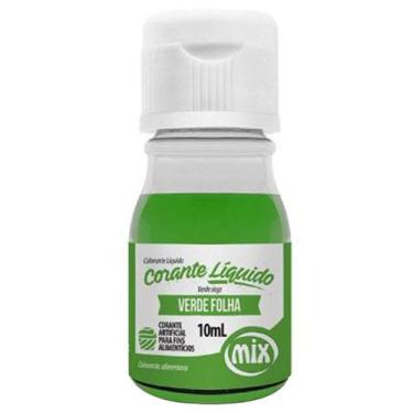 Imagem de Corante líquido 10ml mix, Verde folha