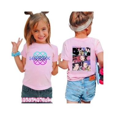 Imagem de Camisetas De Algodão Gráficas Y2K Kpop Demon Hunters HUNTRX Para Crian