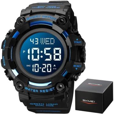 Imagem de Relógio Masculino Skmei 1968 Á Prova D'água 50m Digital Shock Esporte-Masculino