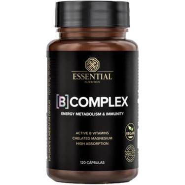 Imagem de B Complex 120 Cápsulas Essential Nutrition Original Vitaminas do Complexo B-Unissex