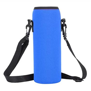 Imagem de Generic Protetor de Garrafa de água Isolado de Neoprene 1000ml Com Alça para Ciclismo, Corrida, Caminhada, Academia - Bolsa de Transporte Durável (#3)