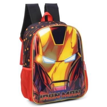 Imagem de Mochila Costas Homem de Ferro Vingadores Vermelha Luxcel-Masculino