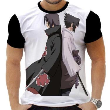 Imagem de Camiseta Camisa Personalizada Anime Naruto Sasuke Uchiha 03 - Zahir St