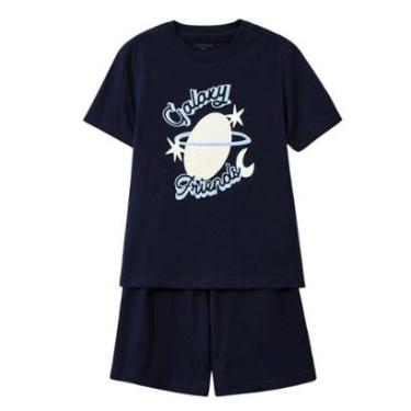 Imagem de Pijama Infantil Hering Galaxy Friends Azul-Masculino