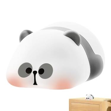 Imagem de Lanterna Panda,Decoração Para Berçário Com Iluminação Regulável E Recarregável,Luz com Toque em Forma de Animal - Para Quarto Sala de Estar e Cantos de Leitura